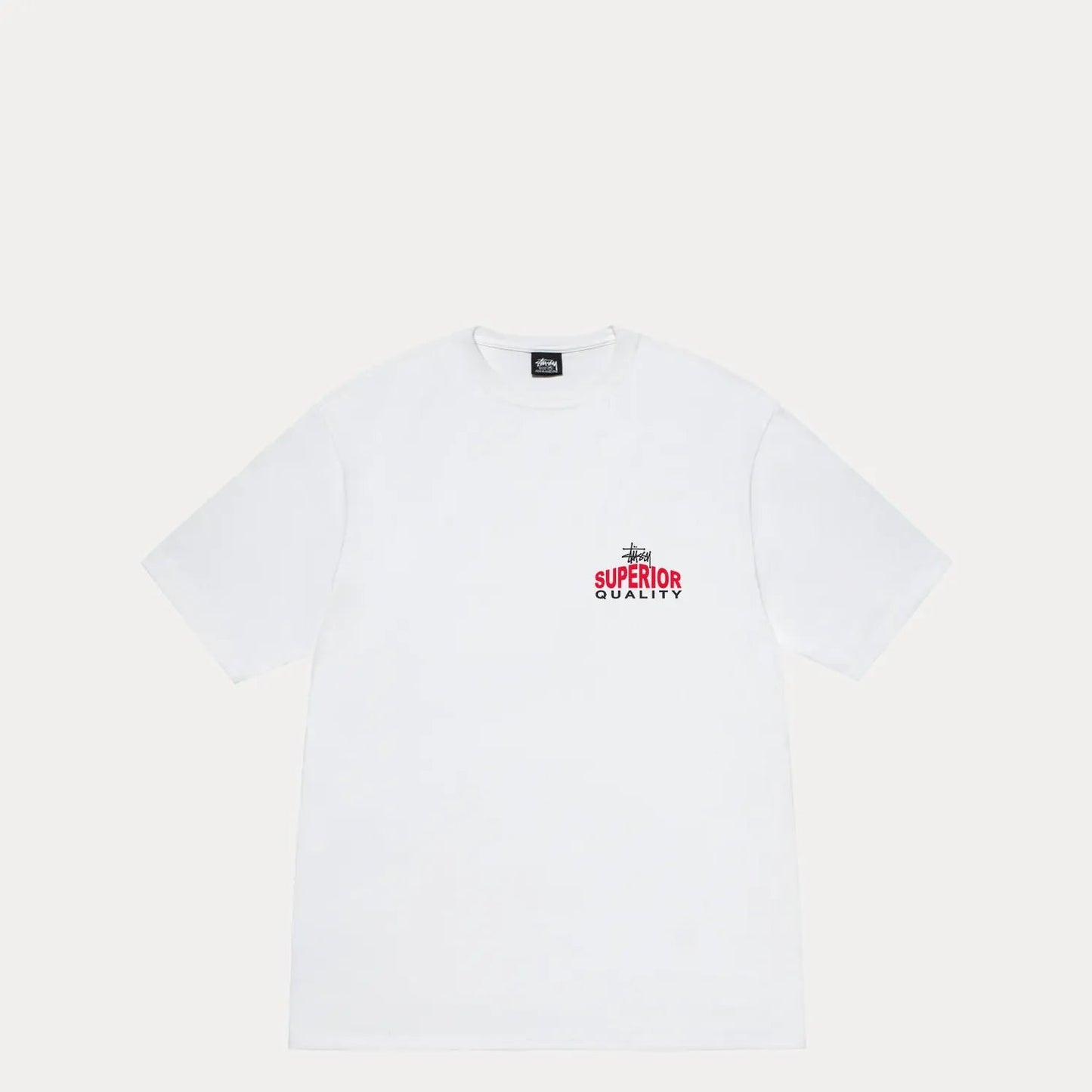 Stussy Superior Quality Tee, white - Tiki Room Skateboards - 2