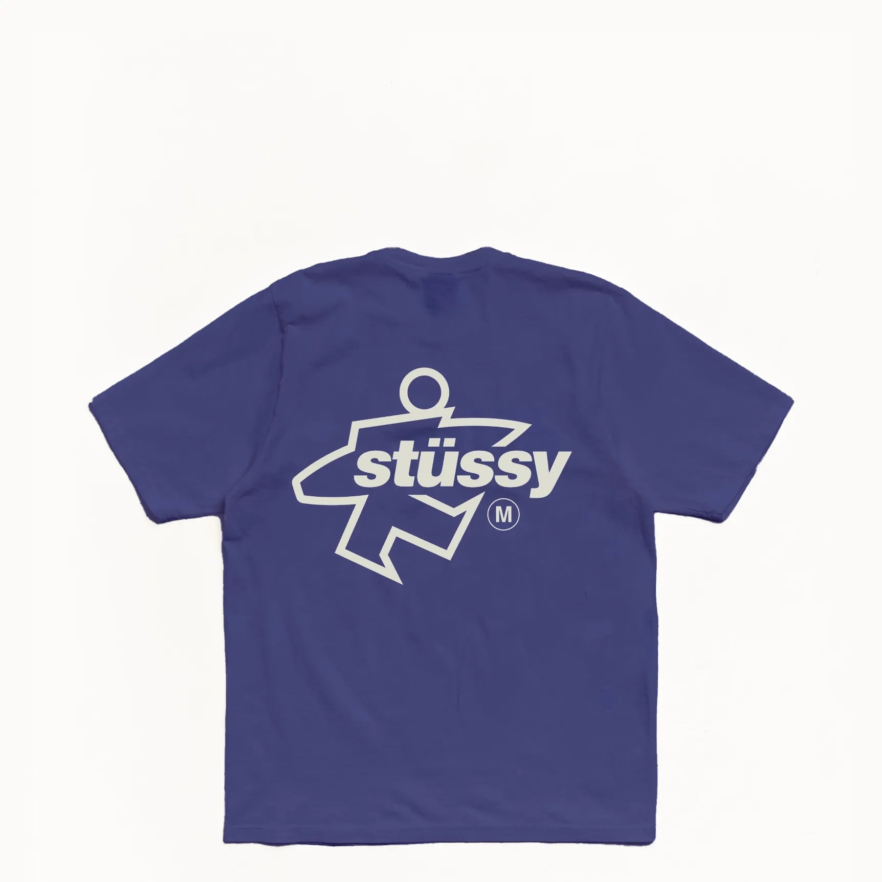 Stussy Surf Size Pigment Dyed Tee, indigo - Tiki Room Skateboards - 1