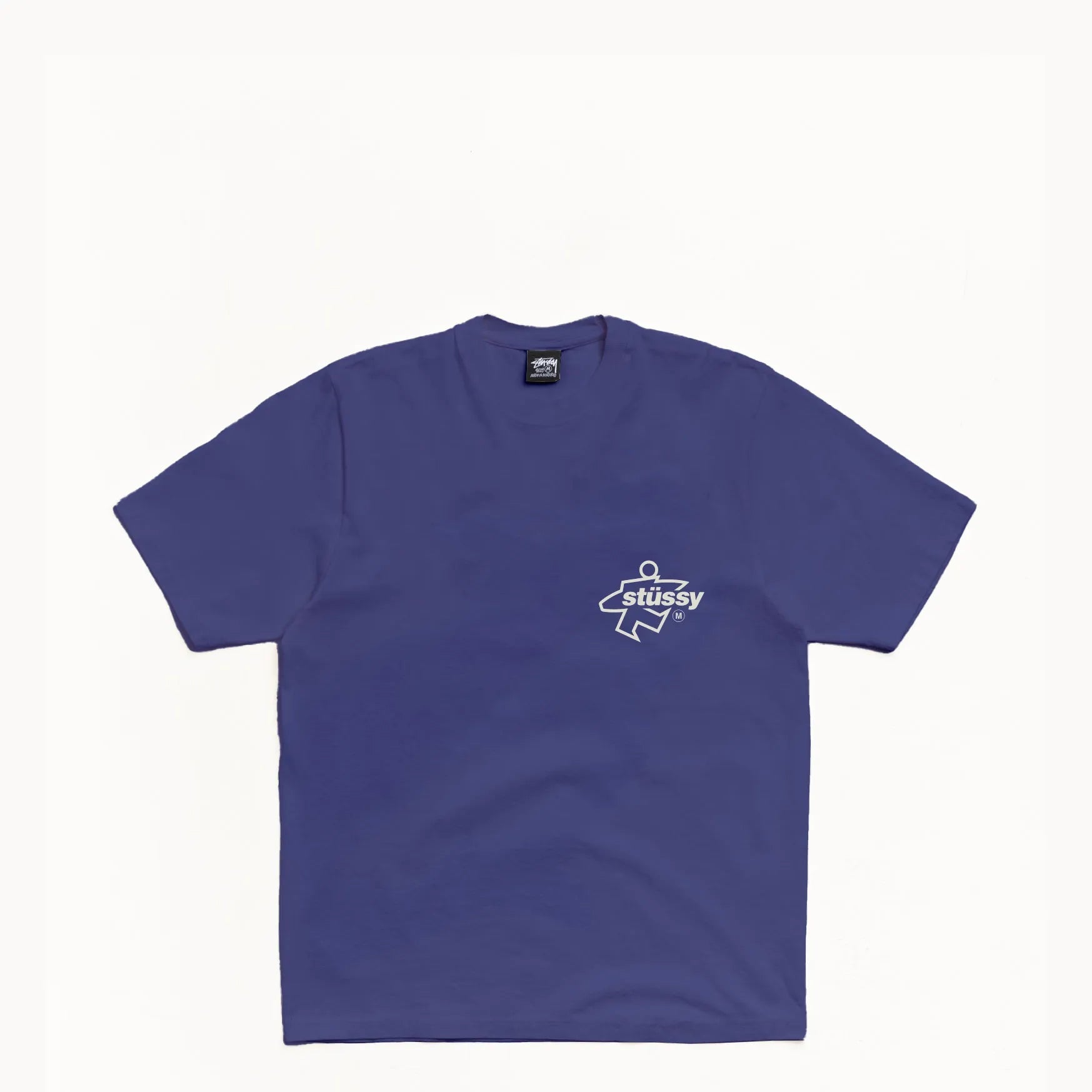 Stussy Surf Size Pigment Dyed Tee, indigo - Tiki Room Skateboards - 2