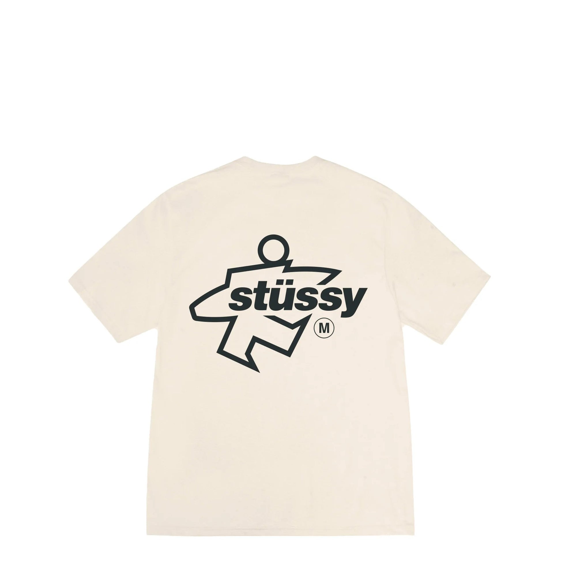 Stussy Surf Size Pigment Dyed Tee, natural - Tiki Room Skateboards - 1