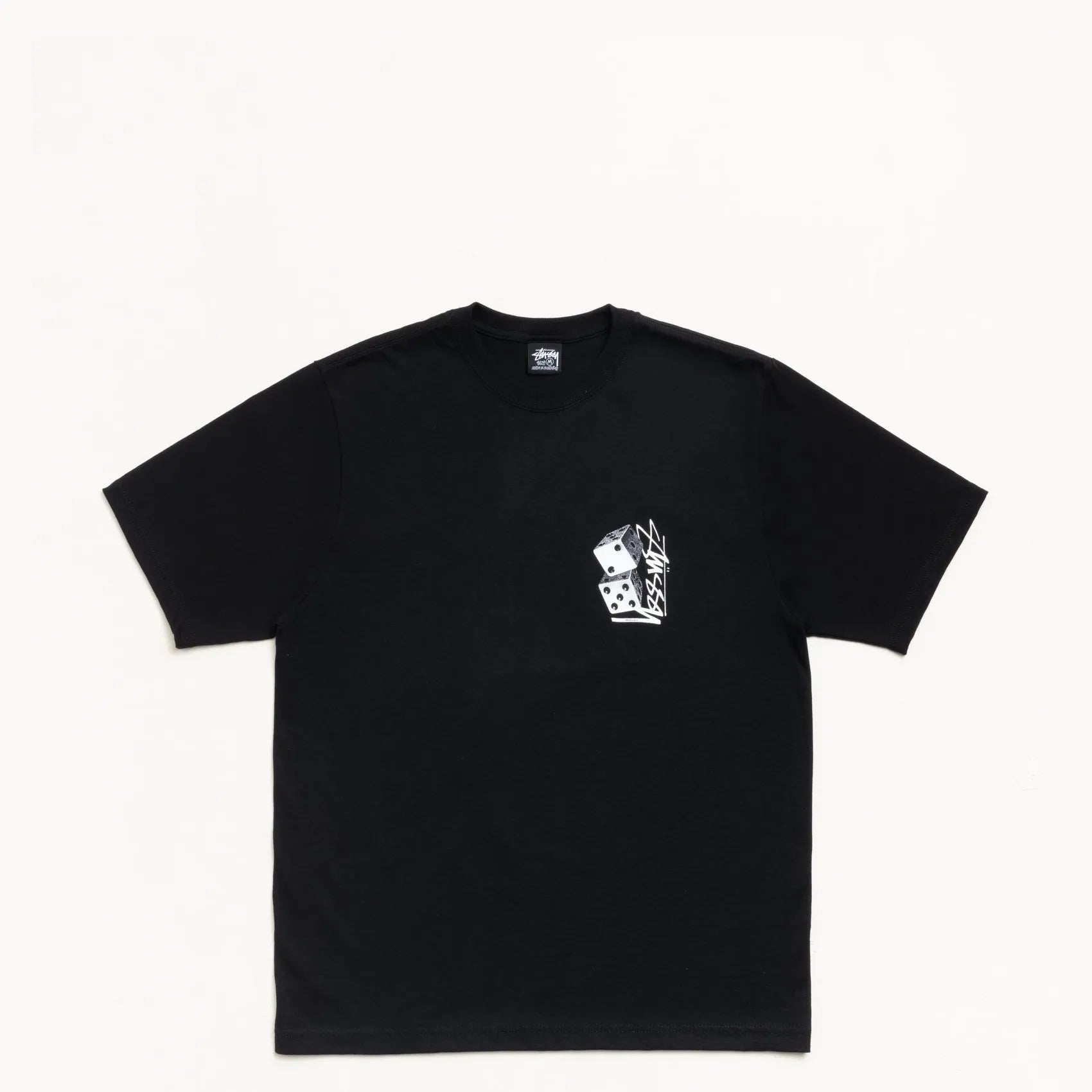 Stussy Tall Dice Tee, black - Tiki Room Skateboards - 2