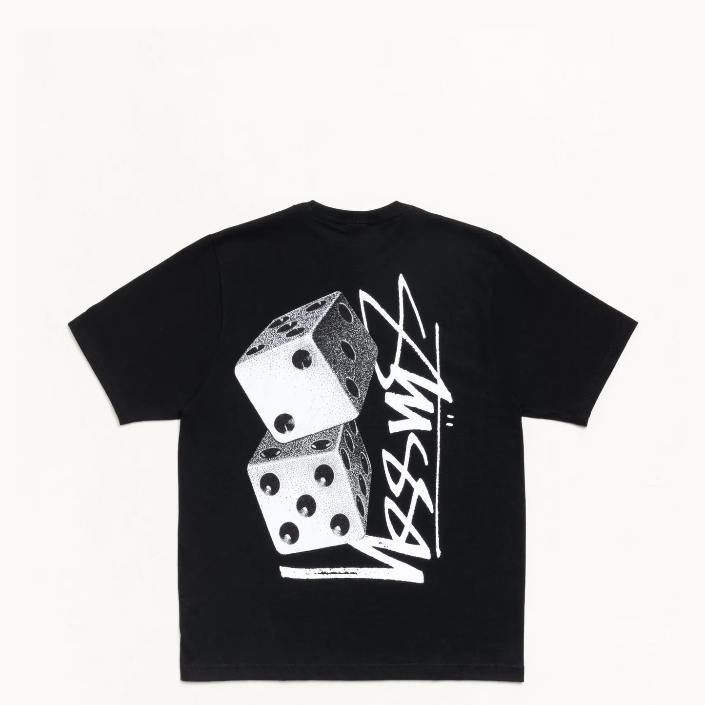 Stussy Tall Dice Tee, black - Tiki Room Skateboards - 1
