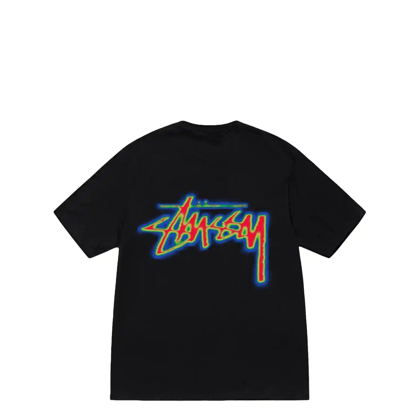 Stussy Thermal Stock Tee, black - Tiki Room Skateboards - 2