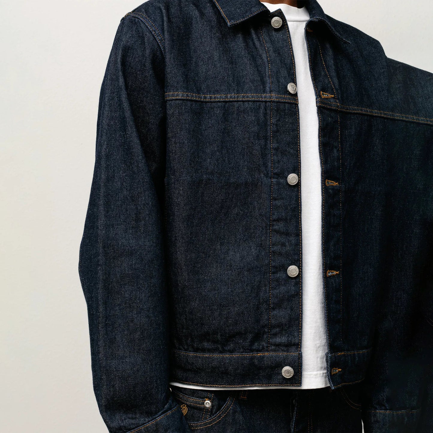 Stussy Trucker Denim, rinsed indigo - Tiki Room Skateboards - 6