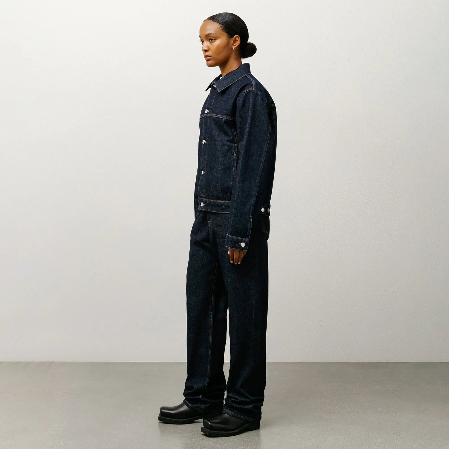 Stussy Trucker Denim, rinsed indigo - Tiki Room Skateboards - 7