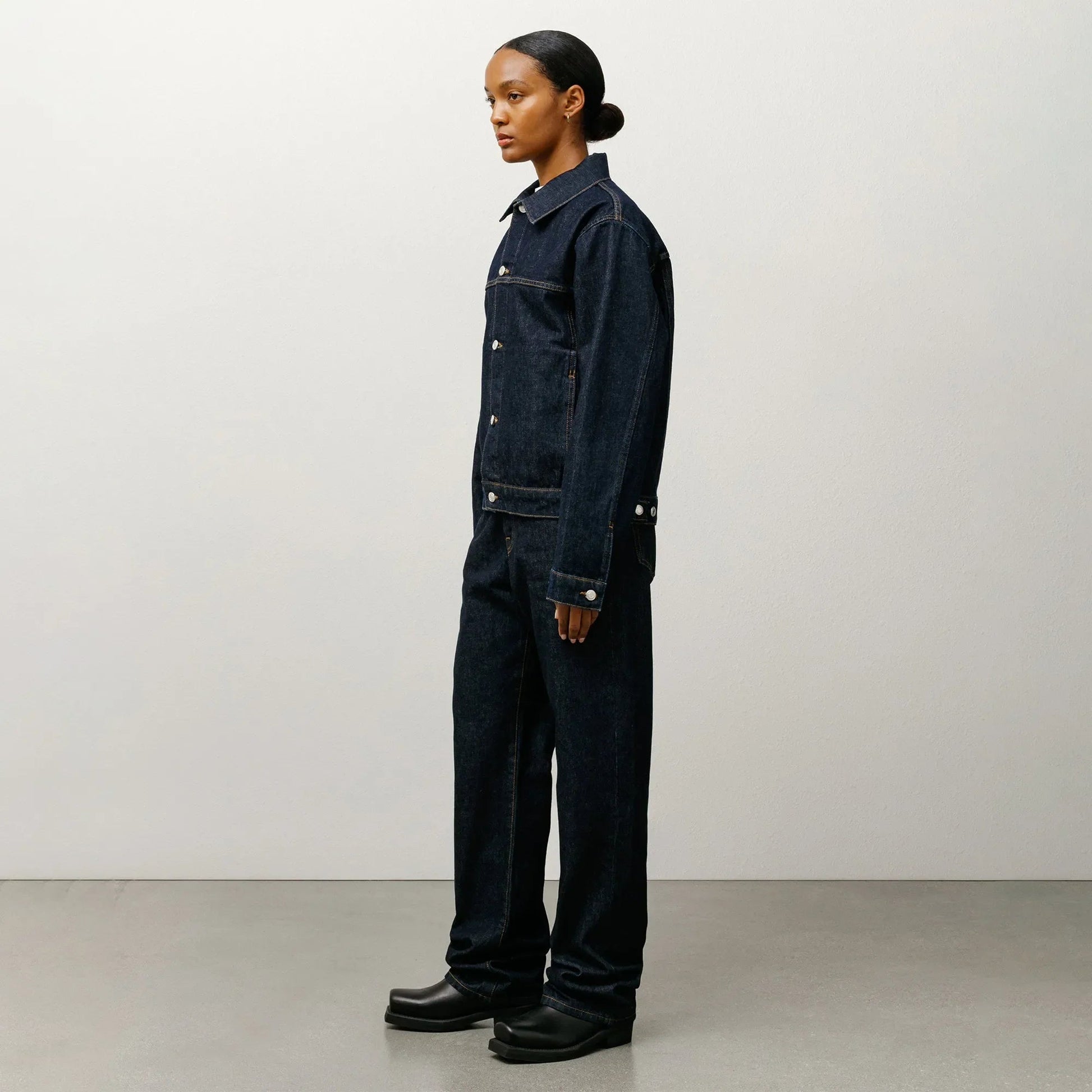 Stussy Trucker Denim, rinsed indigo - Tiki Room Skateboards - 7