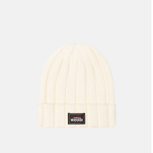 Stussy Workwear Cuff Beanie, ivory - Tiki Room Skateboards - 1