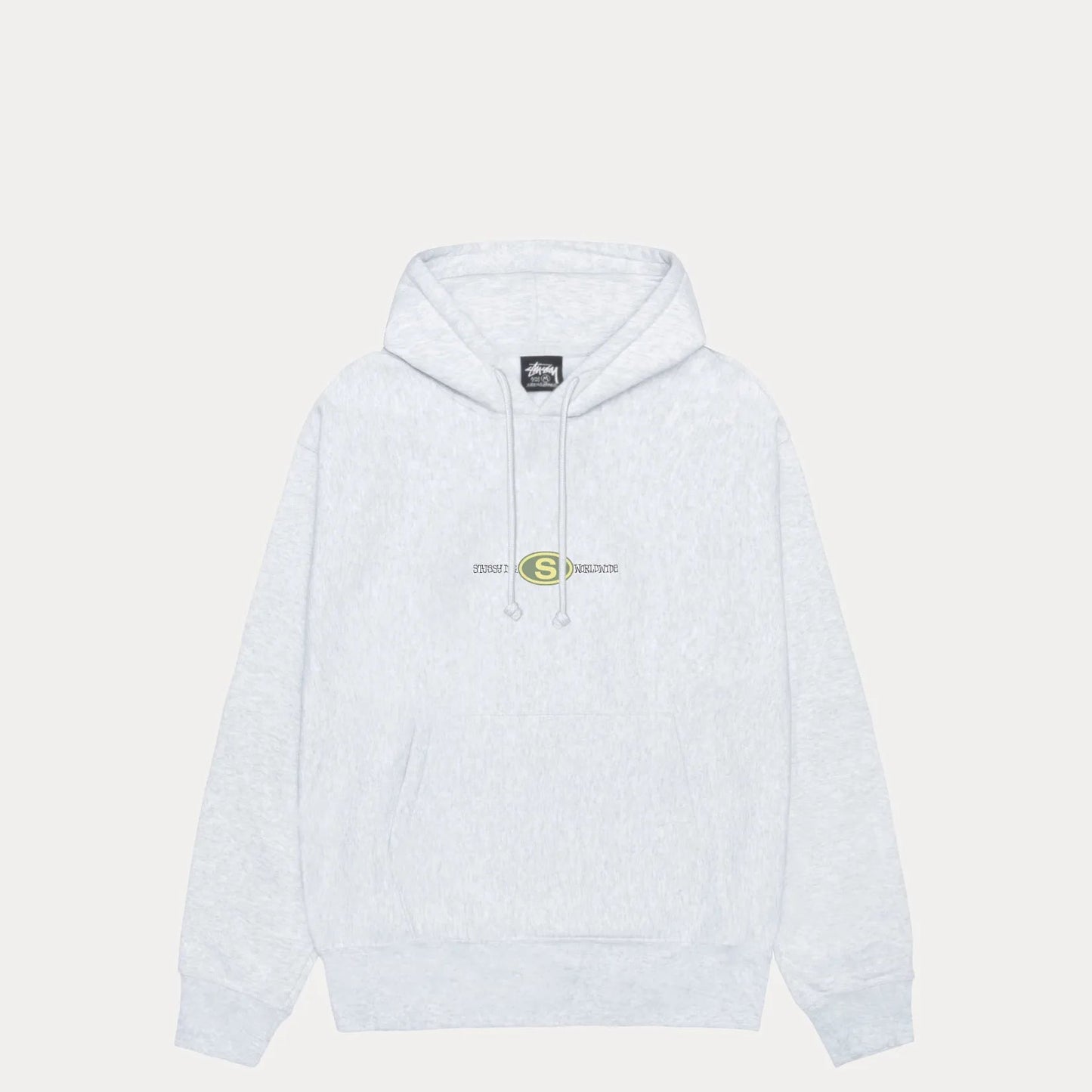 Stussy Worldwide Dot Hood, ash heather - Tiki Room Skateboards - 1