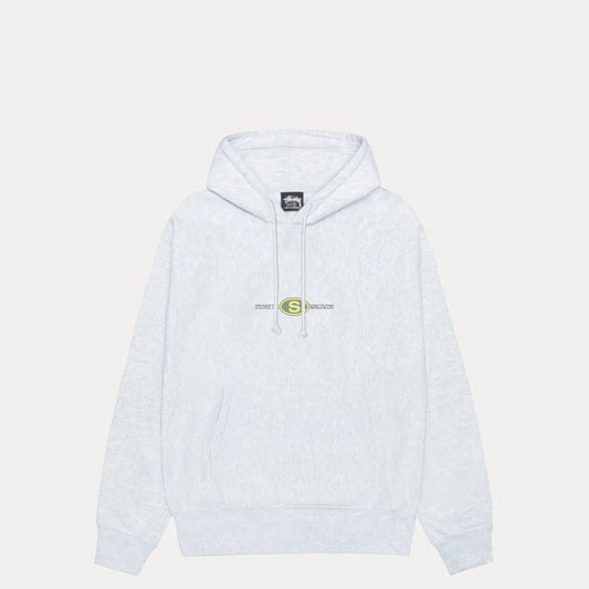 Stussy Worldwide Dot Hood, ash heather - Tiki Room Skateboards - 1