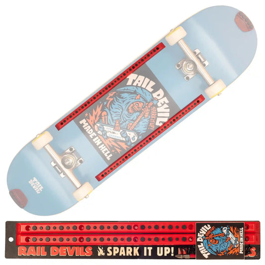 Tail Devil Rail Devils, red - Tiki Room Skateboards - 1