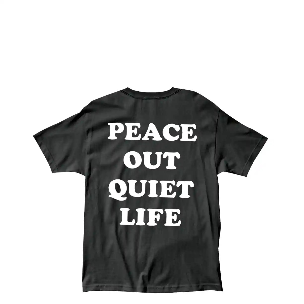 The Quiet Life Peace Out T, black