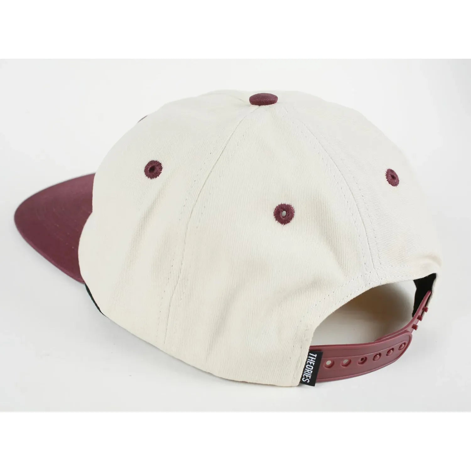 Theories Conscious Kitty Snapback Hat, wine stone - Tiki Room Skateboards - 2