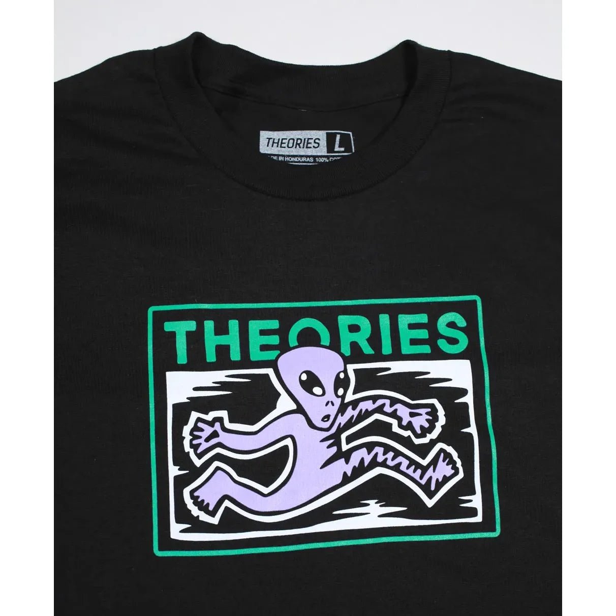 Theories Enigma Tee, black - Tiki Room Skateboards - 2