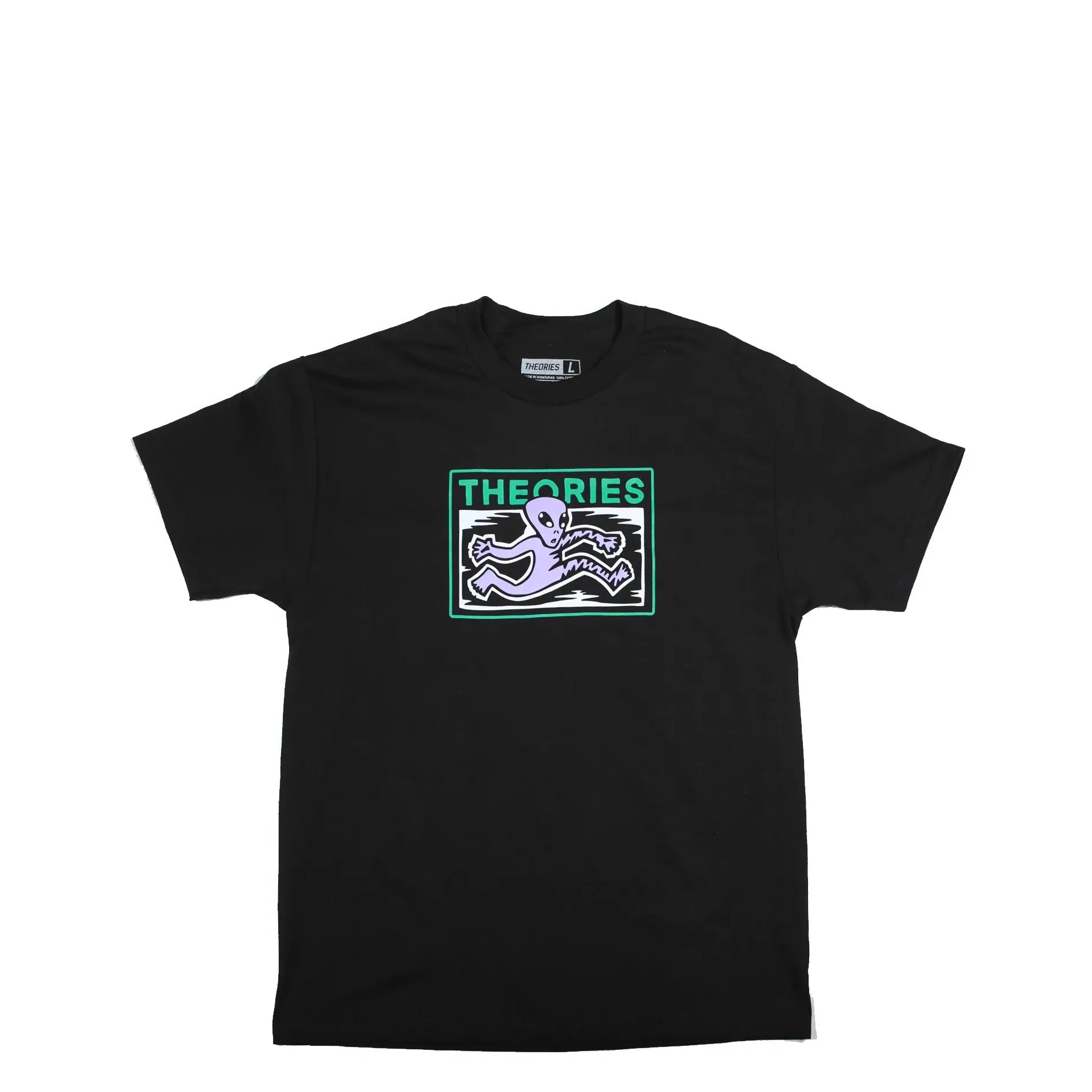 Theories Enigma Tee, black - Tiki Room Skateboards - 1