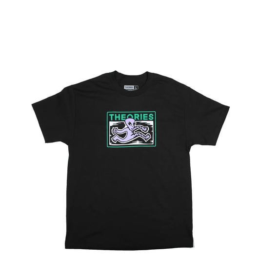 Theories Enigma Tee, black - Tiki Room Skateboards - 1
