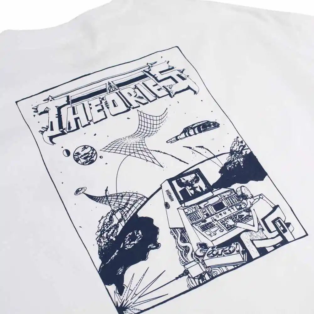 Theories Future Is Now Tee, white - Tiki Room Skateboards - 3