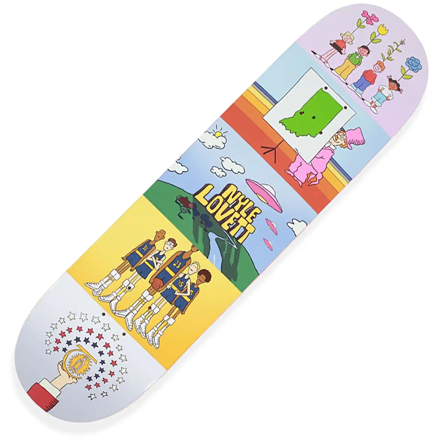 Theories Nyle House Rock Deck (8.25”) - Tiki Room Skateboards - 1