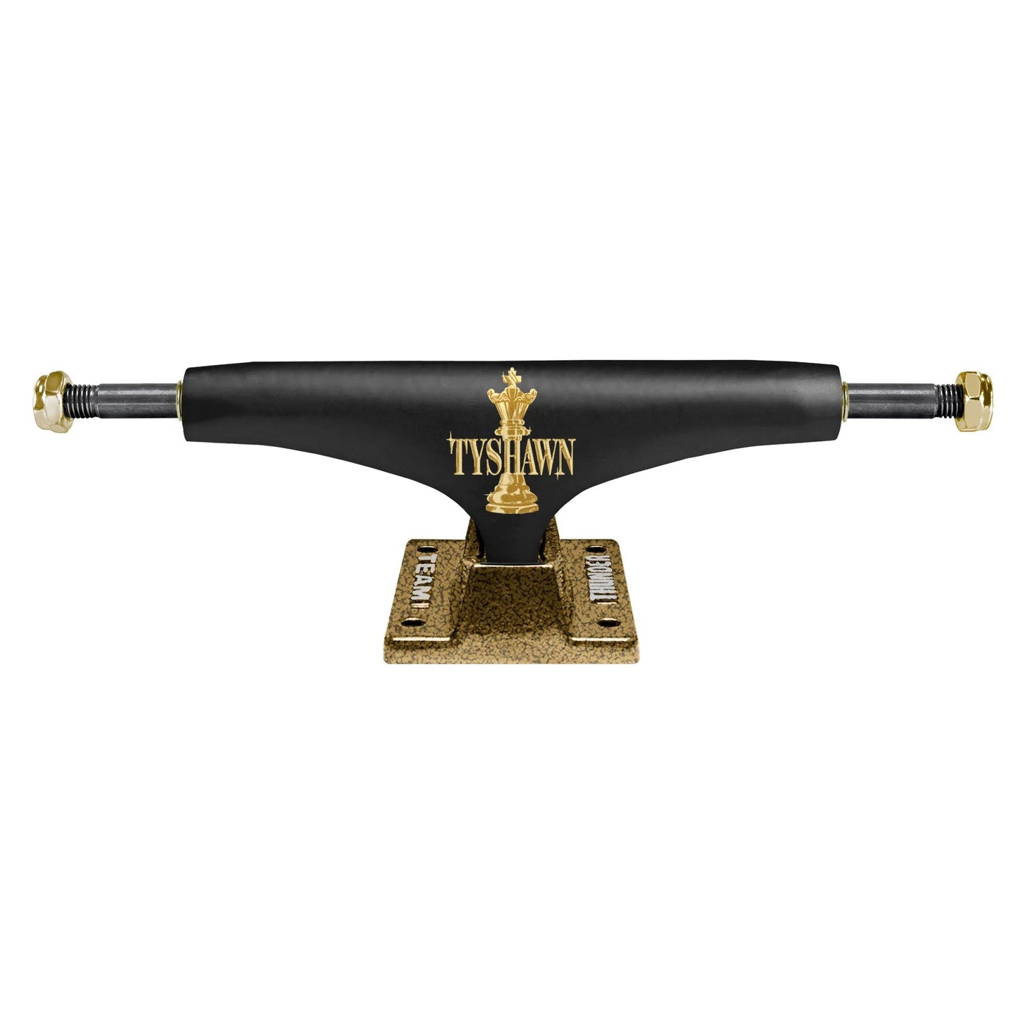 Thunder Tyshawn Endgame Pro Edition Trucks, black/gold (148) - Tiki Room Skateboards - 1
