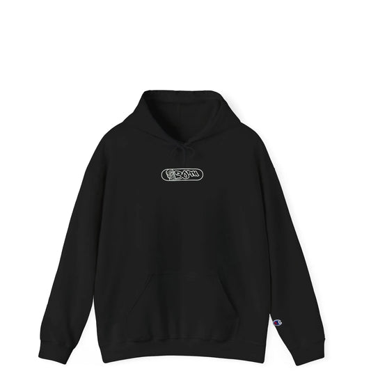 Tiki Room 30th Pill Logo Hoodie, black - Tiki Room Skateboards - 1