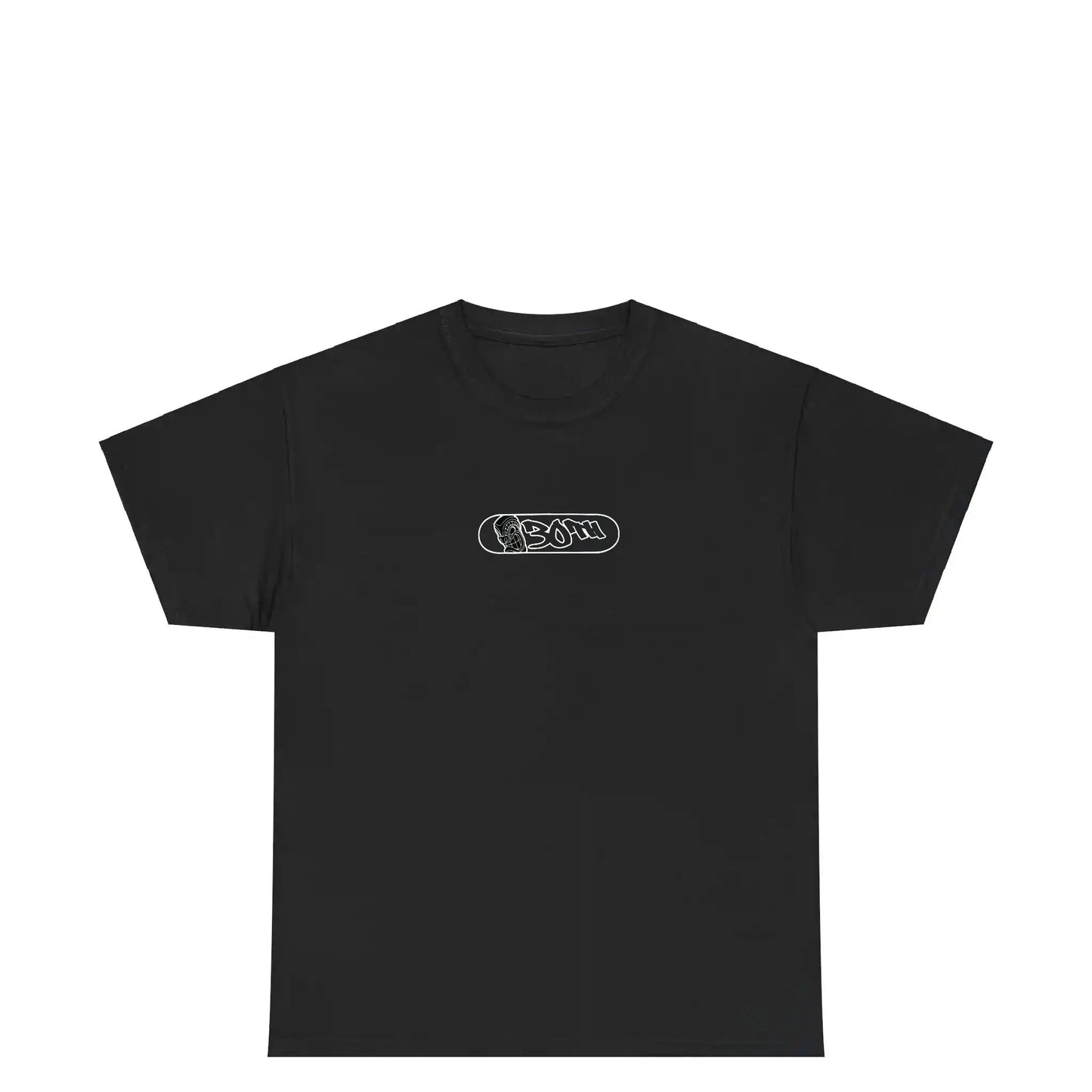 Tiki Room 30th Pill Logo Tee, black - Tiki Room Skateboards - 1