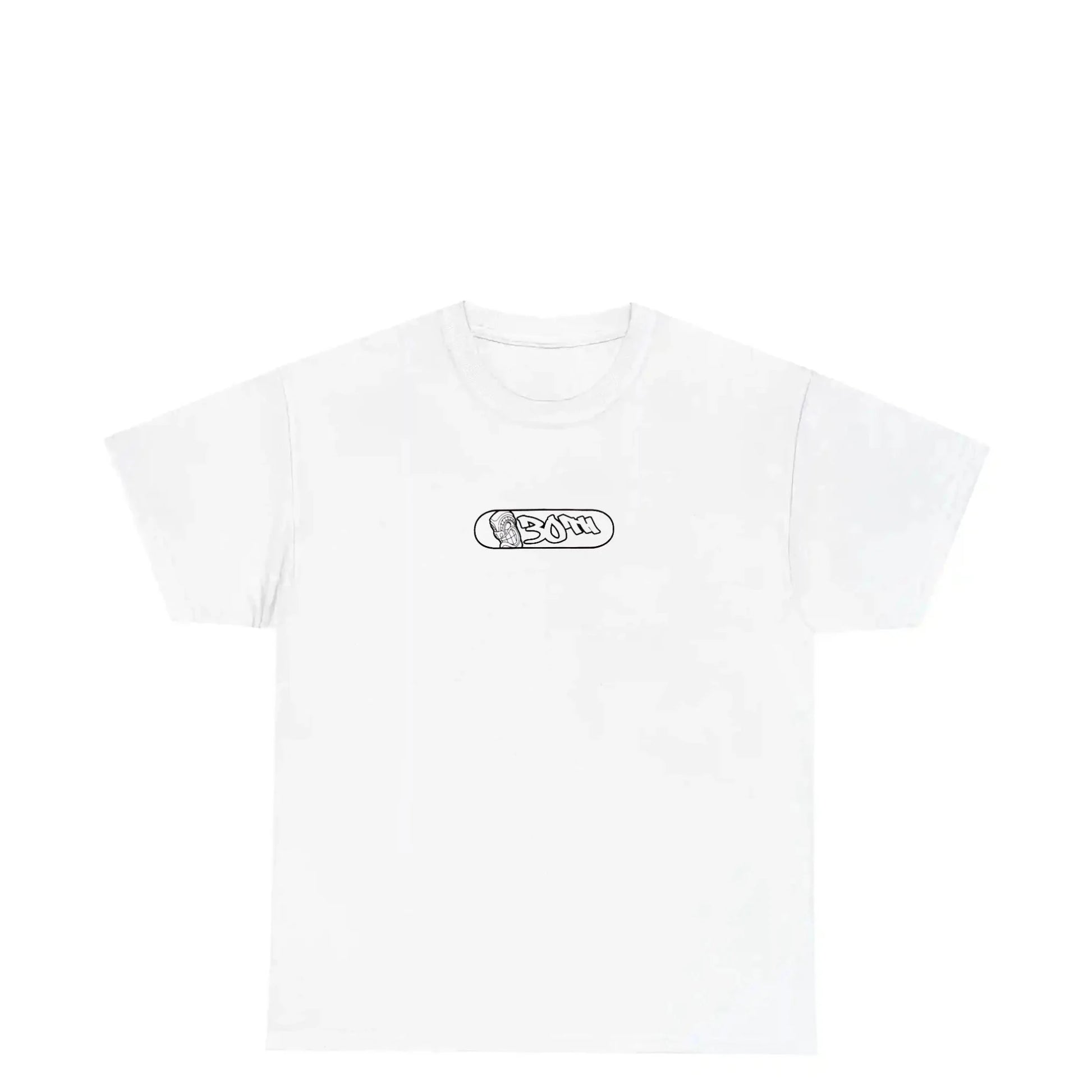 Tiki Room 30th Pill Logo Tee, white - Tiki Room Skateboards - 1