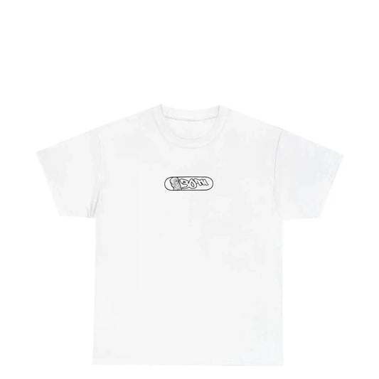 Tiki Room 30th Pill Logo Tee, white - Tiki Room Skateboards - 1
