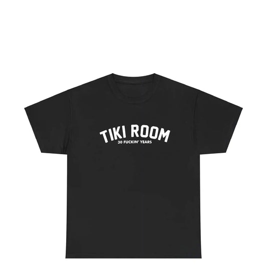 Tiki Room Arch Logo 30th Tee, black - Tiki Room Skateboards - 1