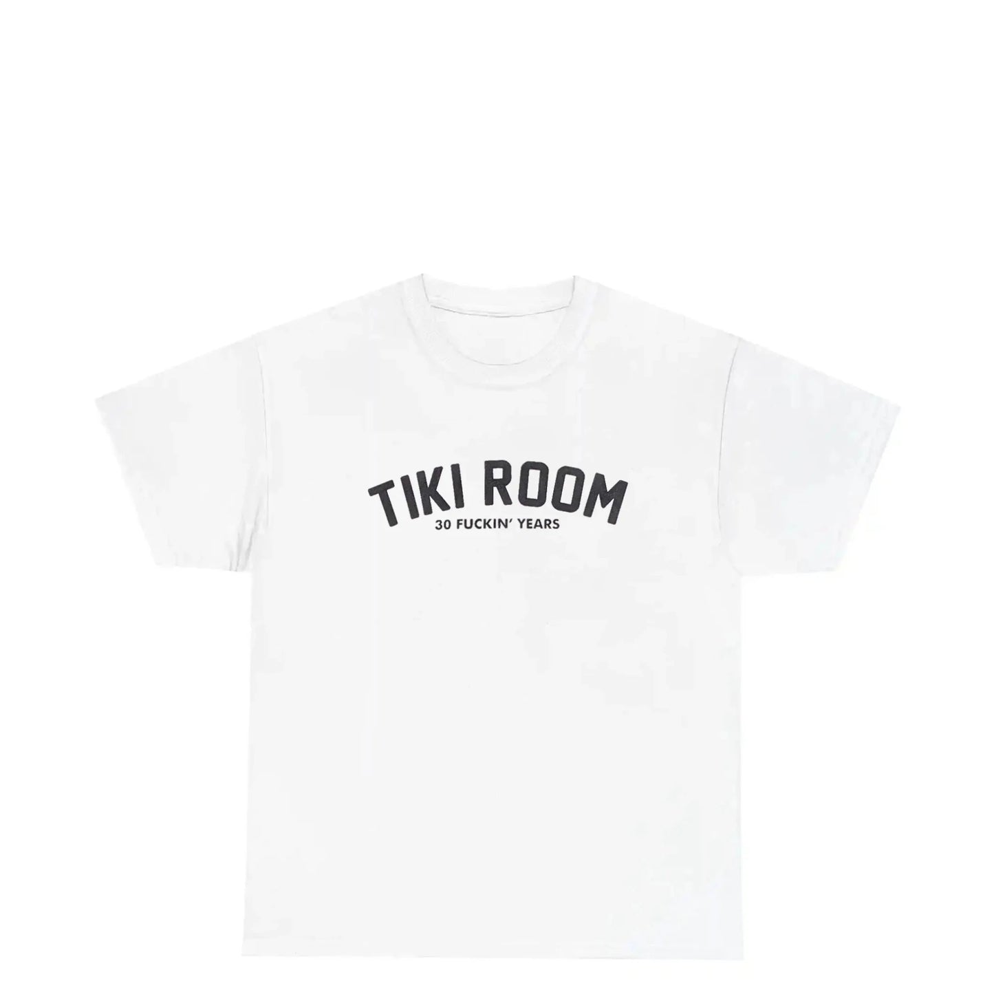 Tiki Room Arch Logo 30th Tee, white - Tiki Room Skateboards - 1