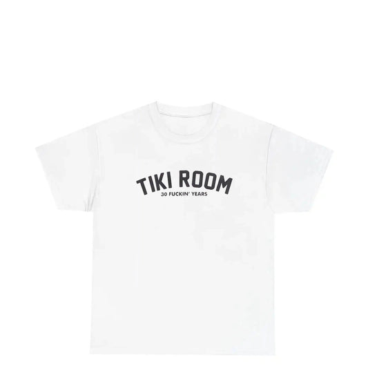 Tiki Room Arch Logo 30th Tee, white - Tiki Room Skateboards - 1