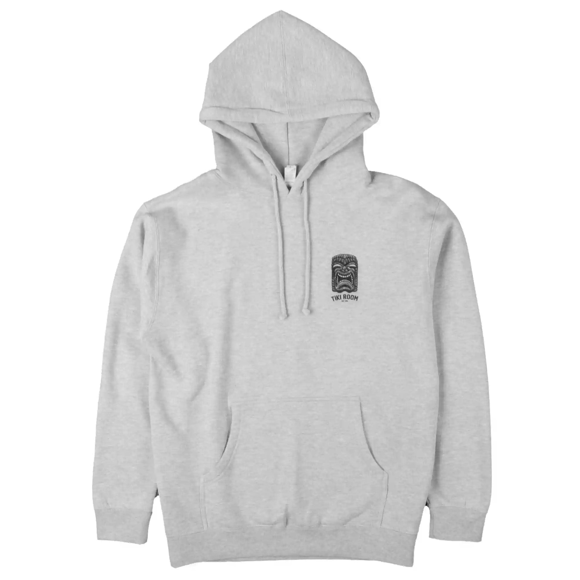 Tiki Room Kona Hoodie, athletic grey/black - Tiki Room Skateboards - 2