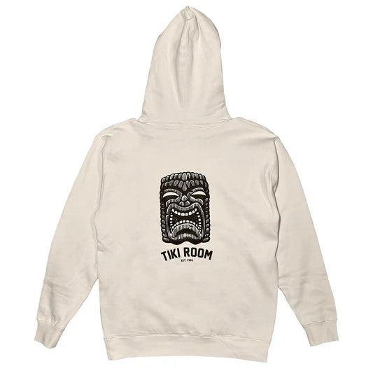 Tiki Room Kona Hoodie, bone/black - Tiki Room Skateboards - 1