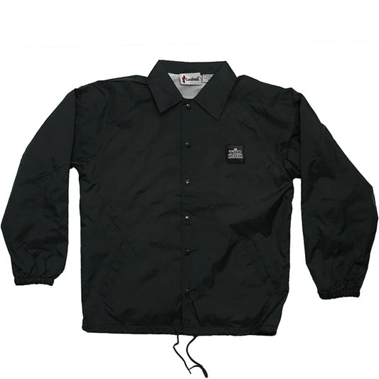 Tiki Room OG Patch Nylon Coach Jacket, black - Tiki Room Skateboards - 1
