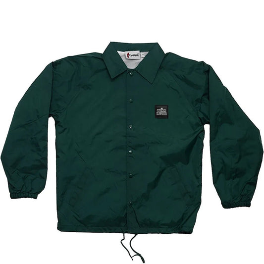 Tiki Room OG Patch Nylon Coach Jacket, green - Tiki Room Skateboards - 1