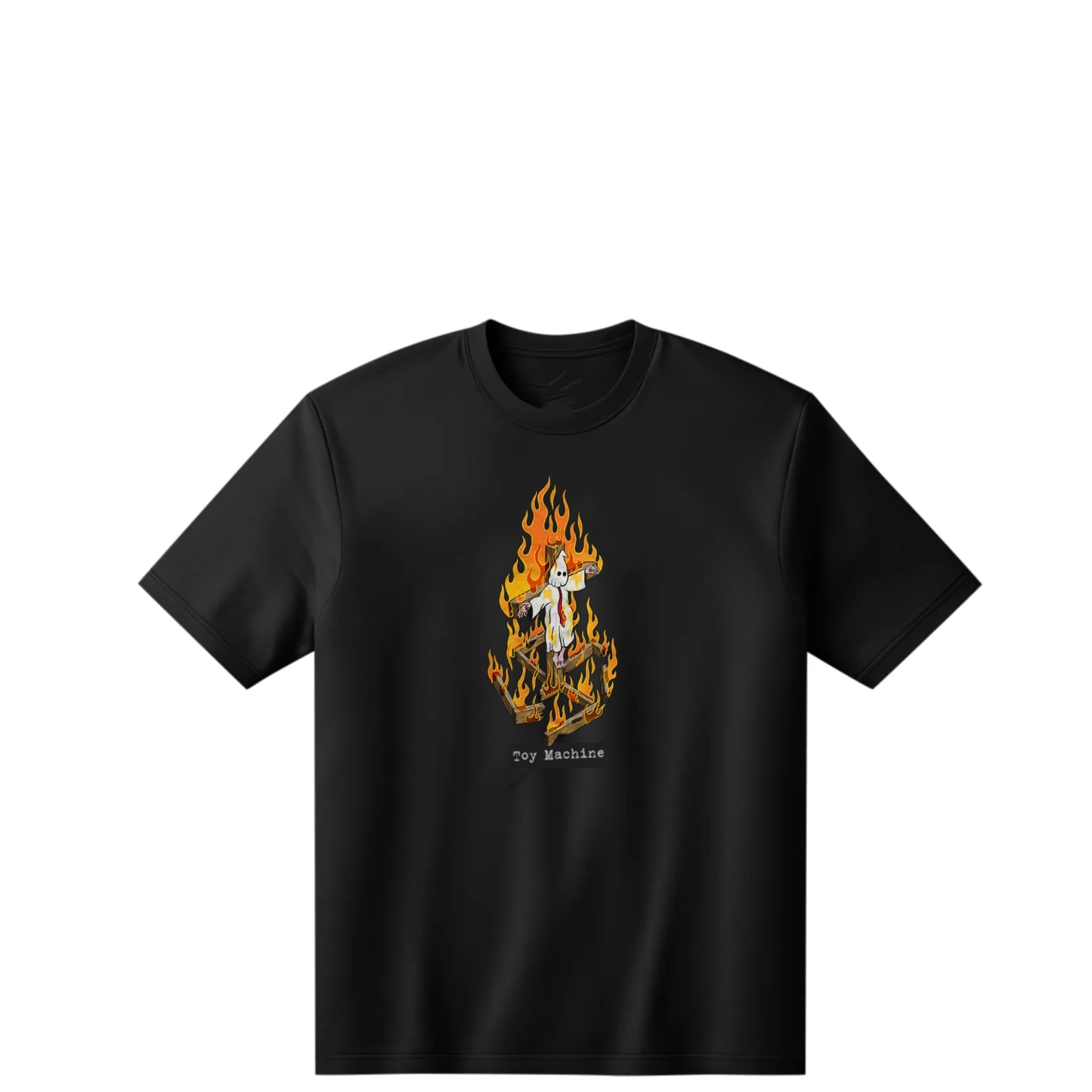 Toy Machine Templeton Charred Cross Tee, black - Tiki Room Skateboards - 1