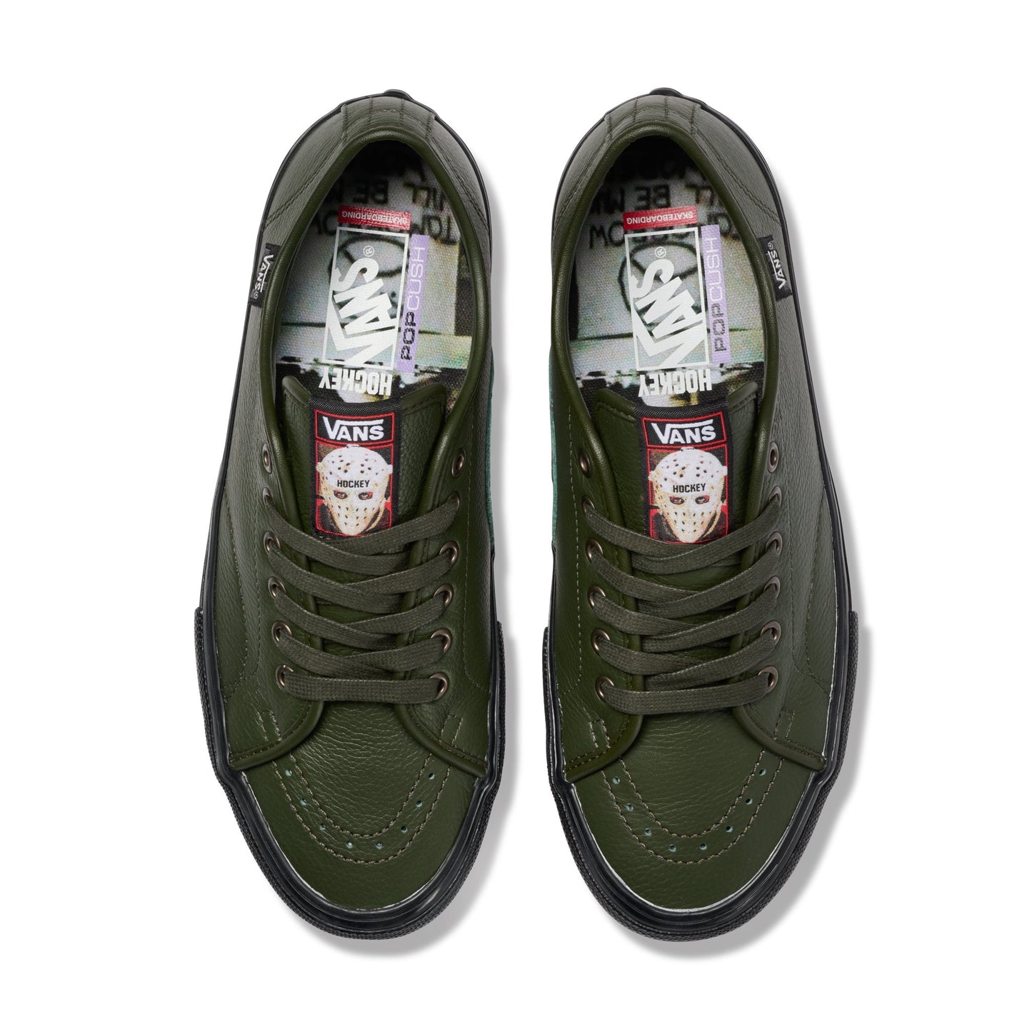Vans Ave Classic VCU Hockey, green/black - Tiki Room Skateboards - 6