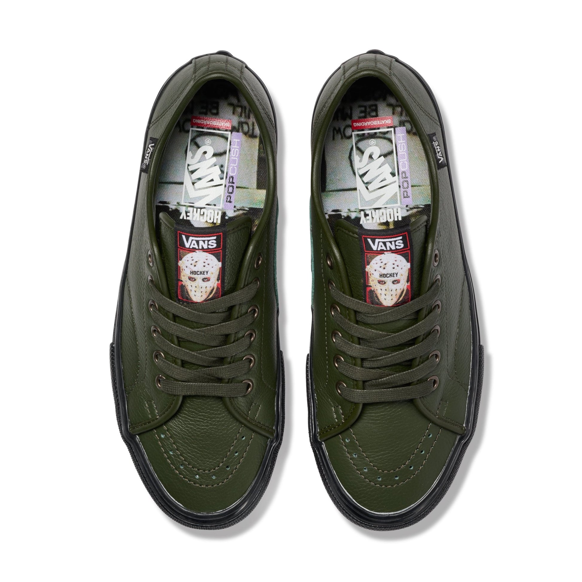 Vans Ave Classic VCU Hockey, green/black - Tiki Room Skateboards - 6