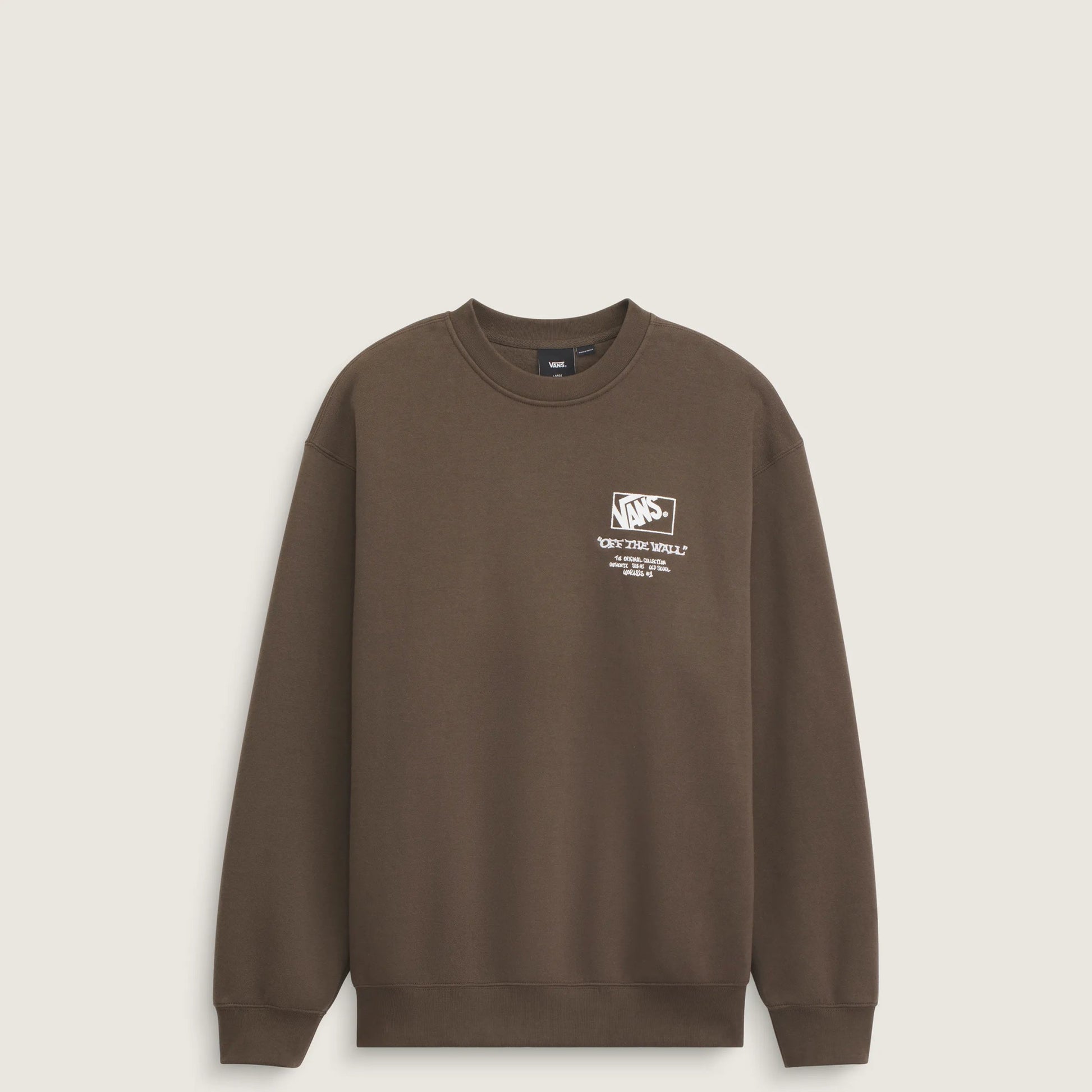 Vans Circle Bones Formula Crew, coal brown - Tiki Room Skateboards - 2