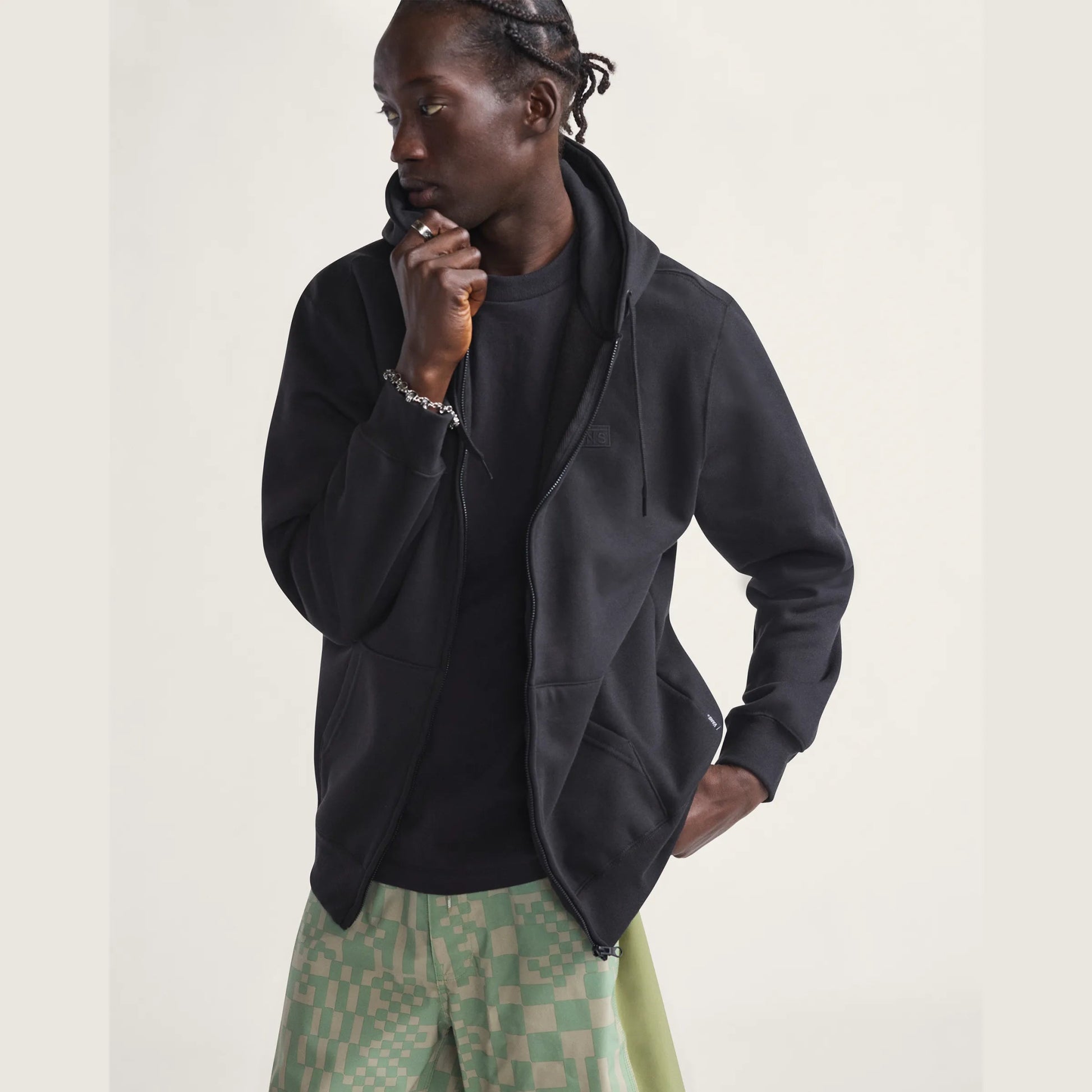 Vans Core Basic Full Zip, black - Tiki Room Skateboards - 2