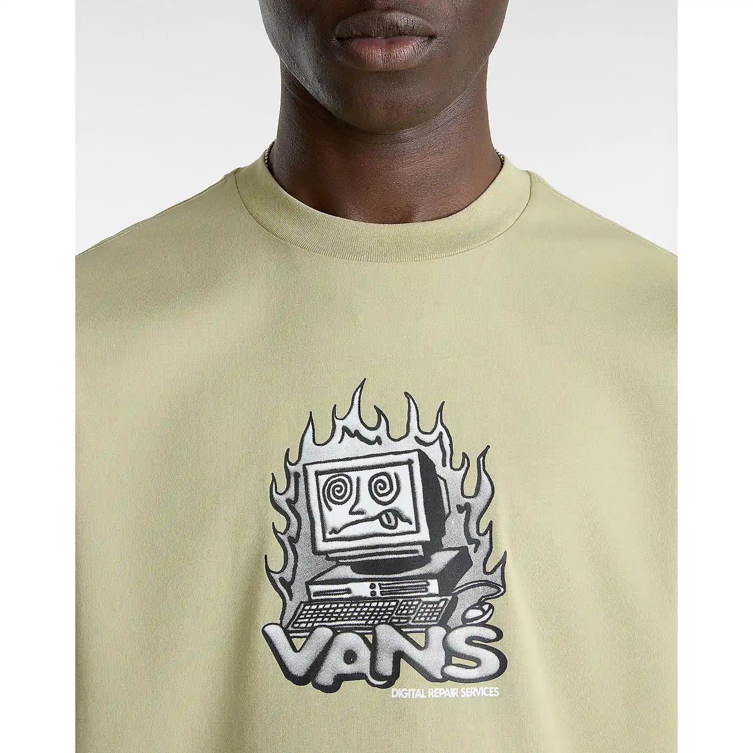 Vans Digital Repair Tee, elm - Tiki Room Skateboards - 2