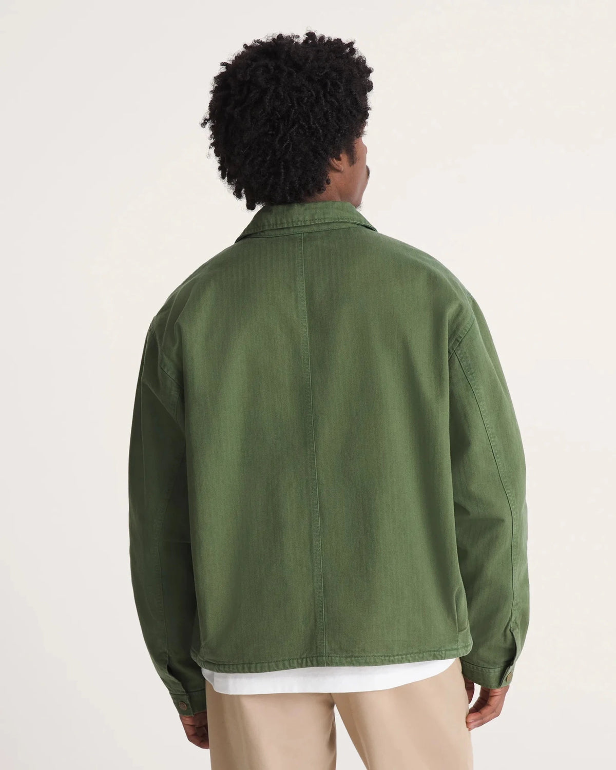 Vans Herringbone Jacket, green balsam - Tiki Room Skateboards - 5