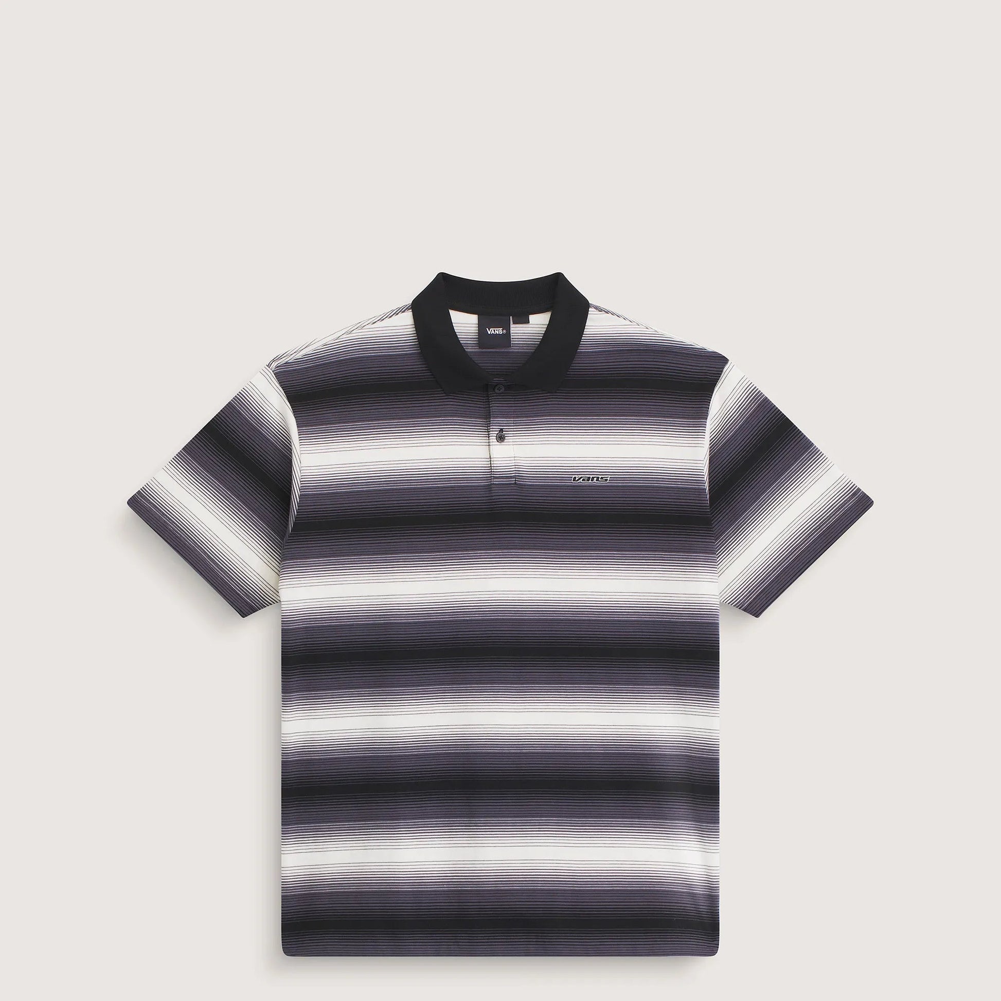 Vans Molino Shadow Stripe Polo, steel shadow - Tiki Room Skateboards - 1