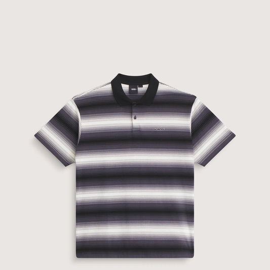 Vans Molino Shadow Stripe Polo, steel shadow - Tiki Room Skateboards - 1