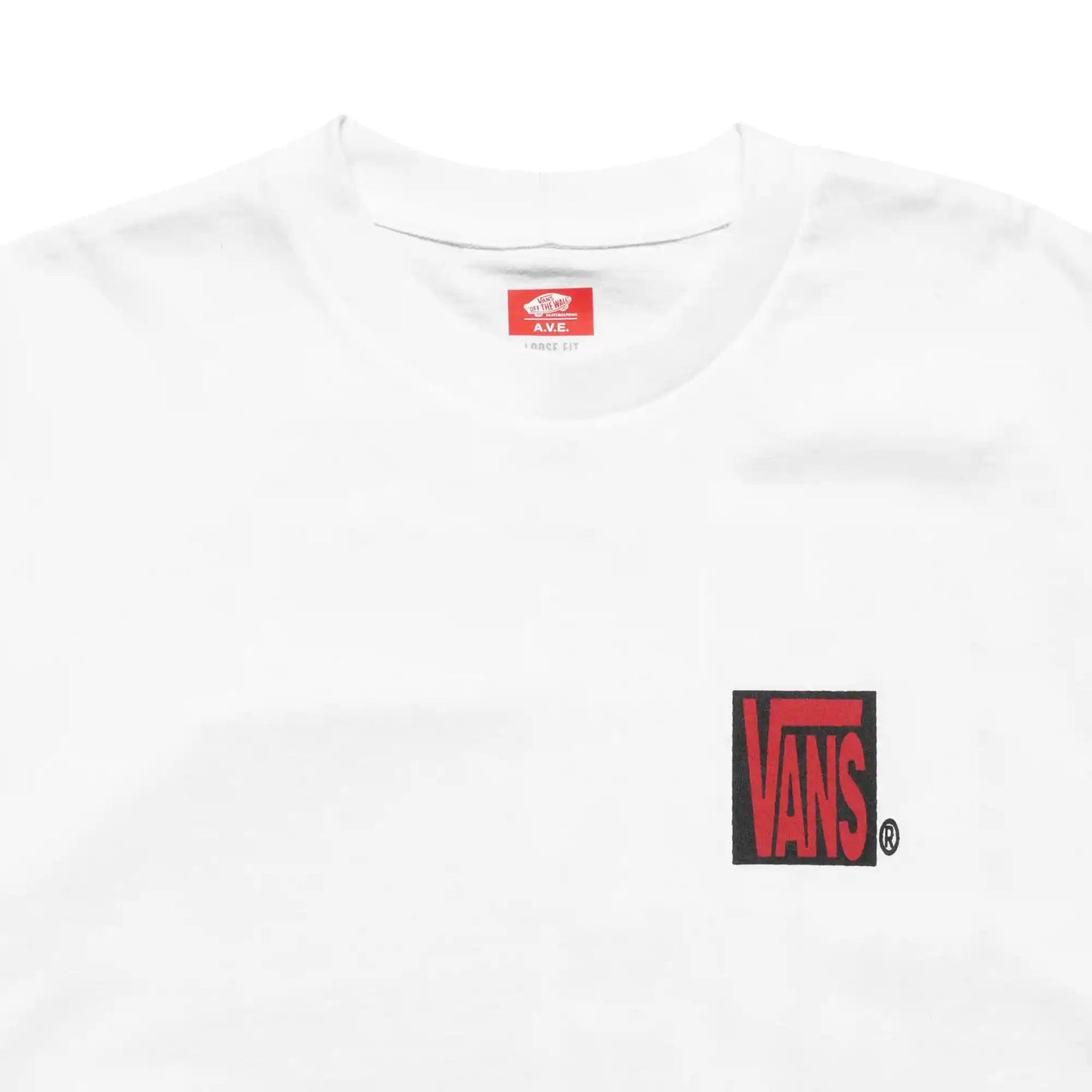 Vans Skate Ave Tee, white - Tiki Room Skateboards - 4