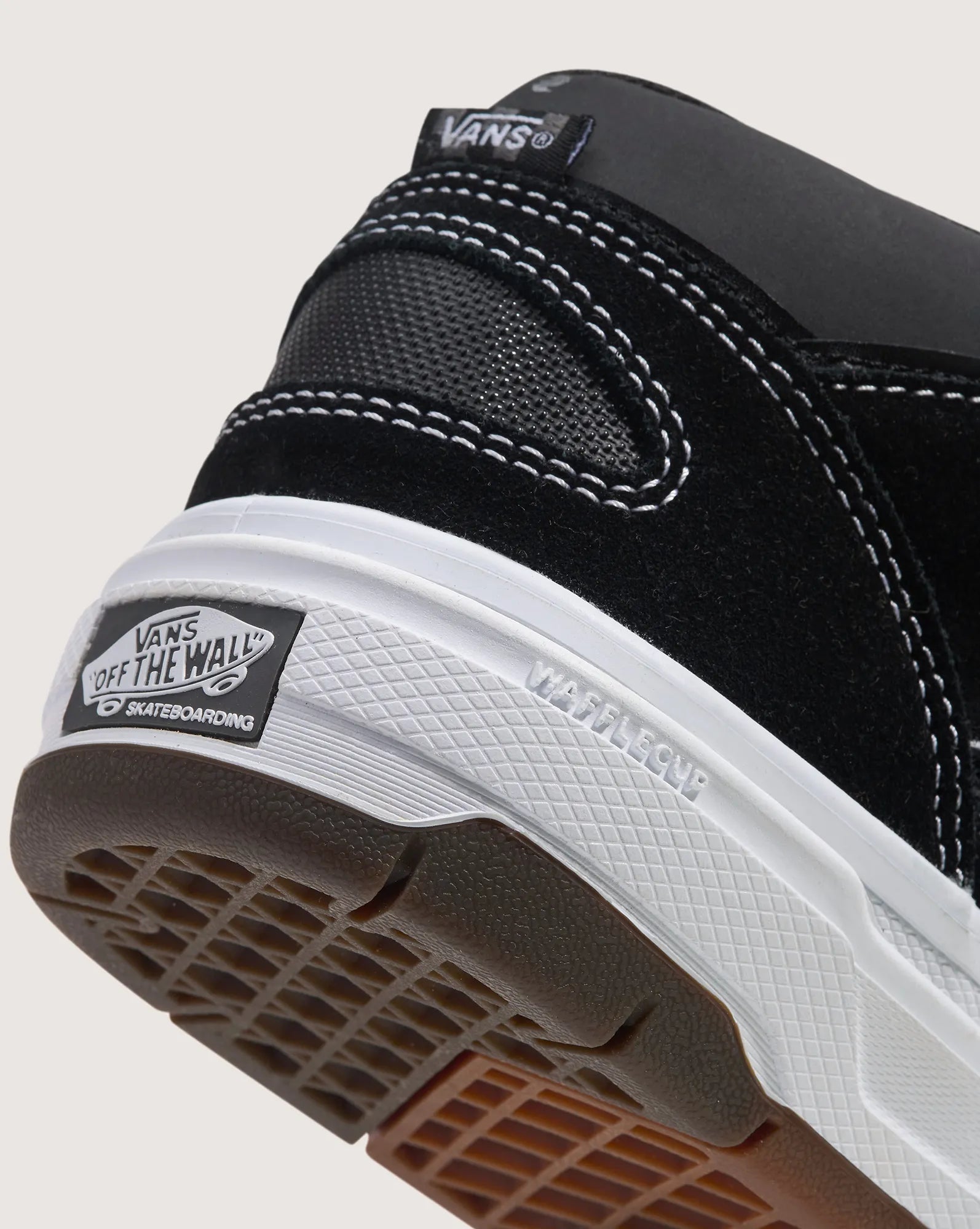 Vans Skate Half Cab Wafflecup, black/white - Tiki Room Skateboards - 3