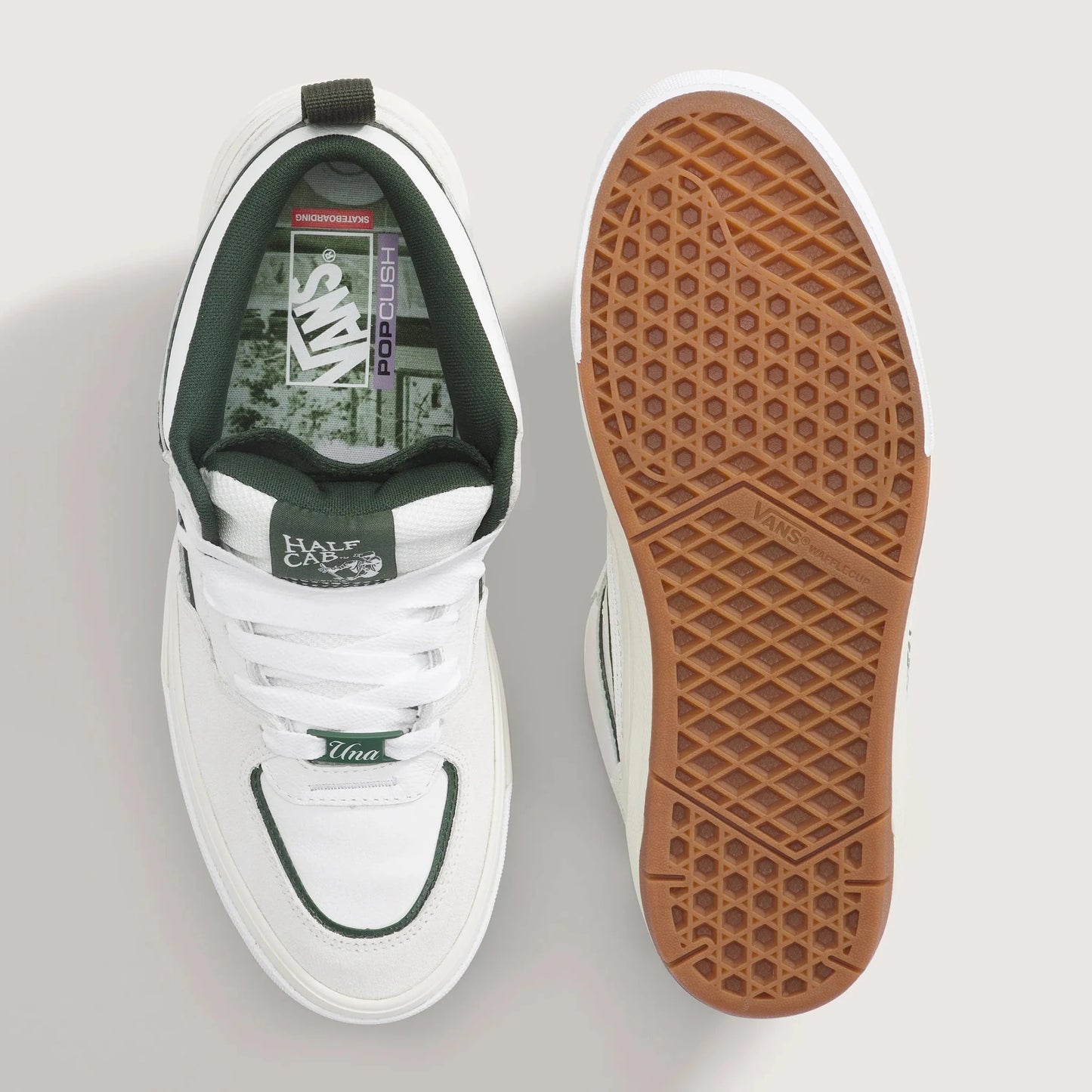 Vans Skate Half Cab® Wafflecup™, una white/gum - Tiki Room Skateboards - 4
