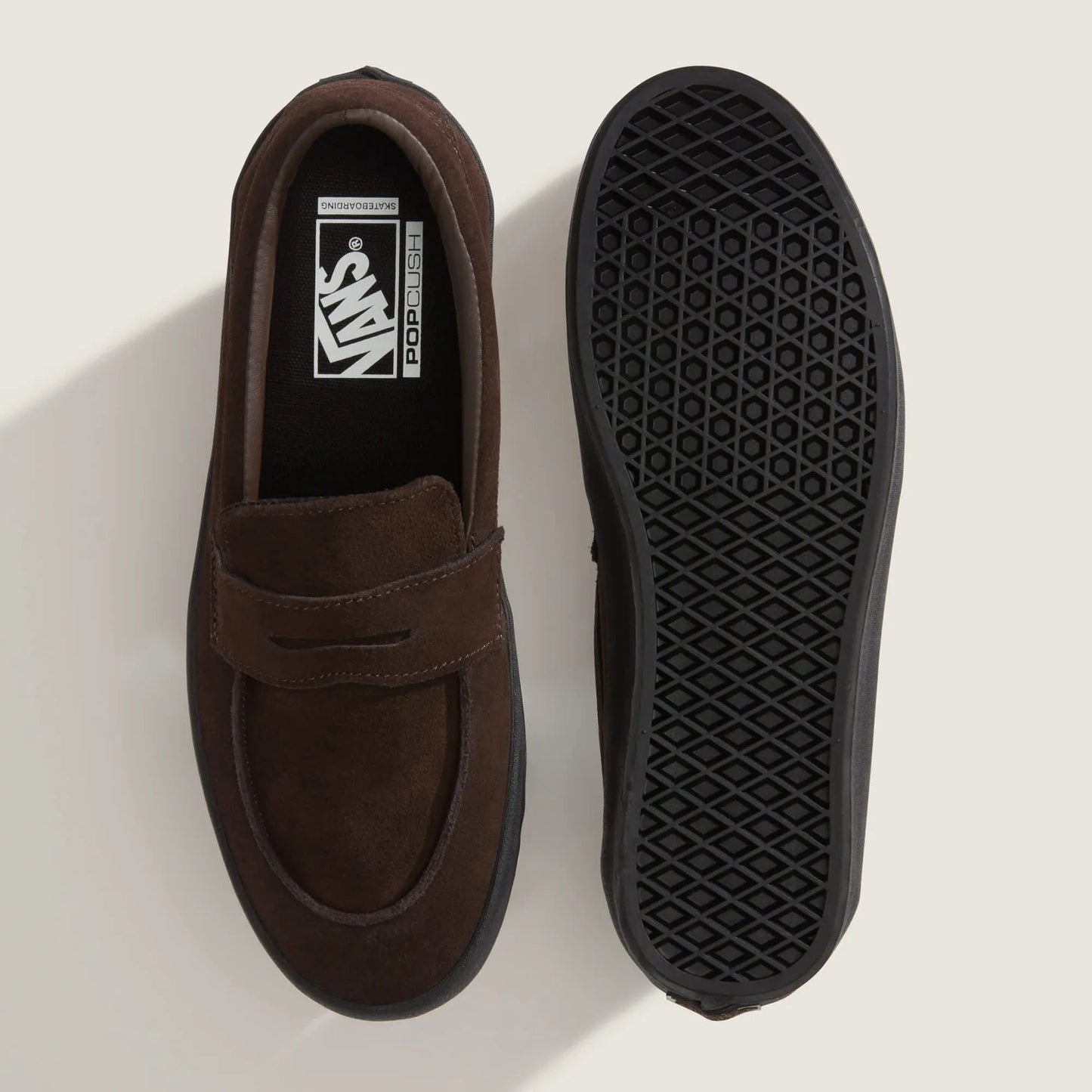 Vans Skate Loafer, suede brown/black - Tiki Room Skateboards - 3