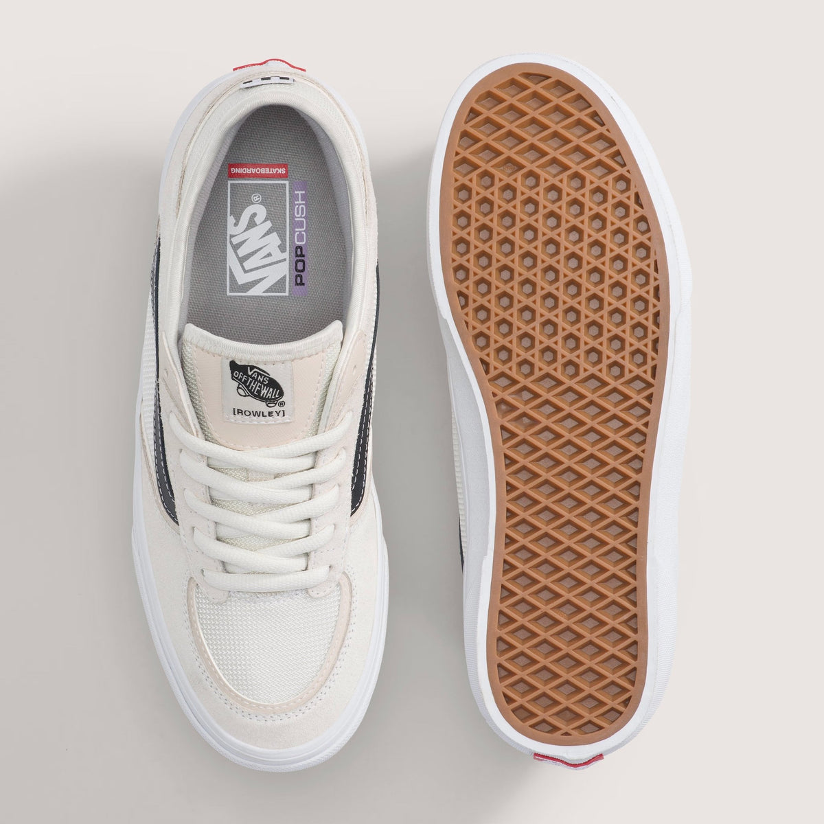 Vans Skate Rowley, marshmallow/black - Tiki Room Skateboards - 3