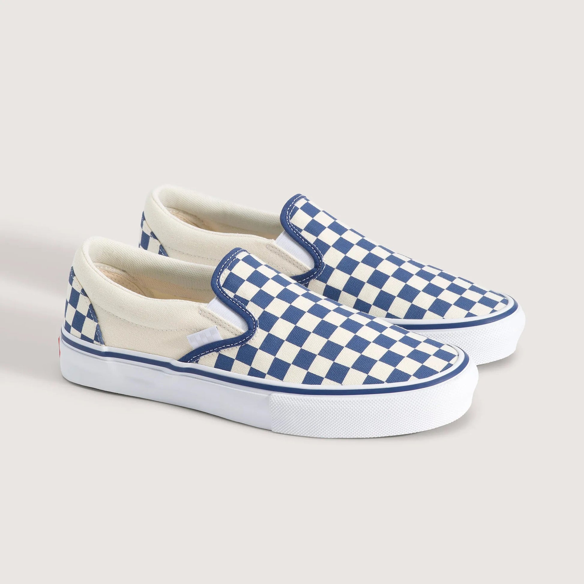 Vans Skate Slip - On, blue checkerboard - Tiki Room Skateboards - 2