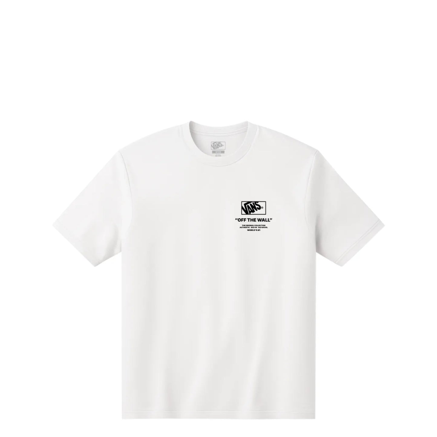 Vans Stacked Hi Tee, white - Tiki Room Skateboards - 2