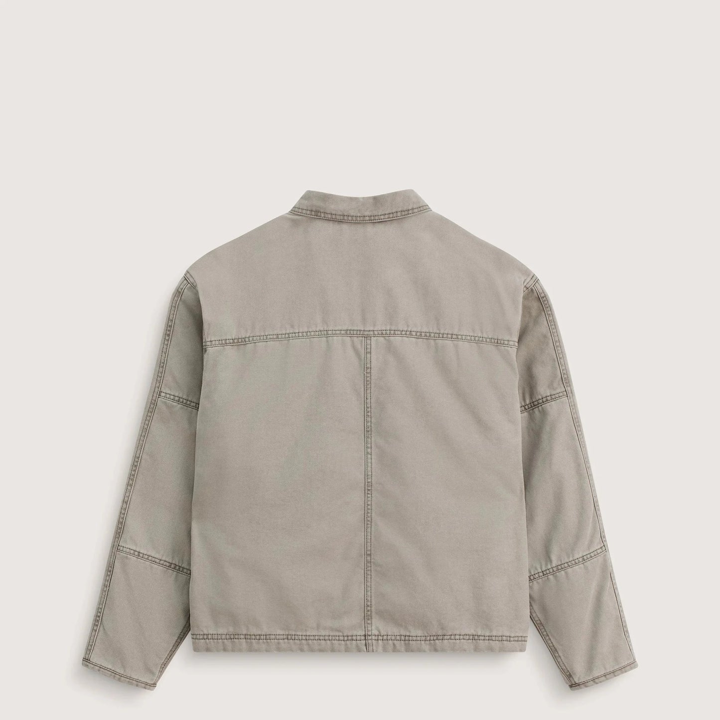 Vans Umber Pigment Canvas Jacket, aluminum - Tiki Room Skateboards - 3